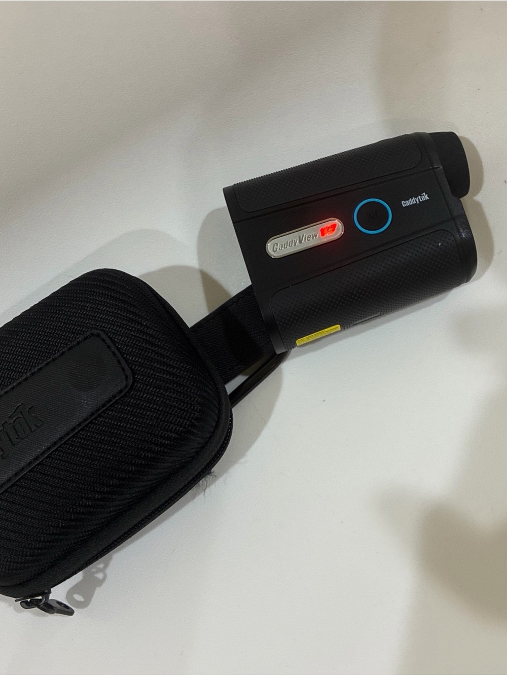 CaddyTek Golf Laser Rangefinder, CaddyView V3 +Slope - Open Box W Case
